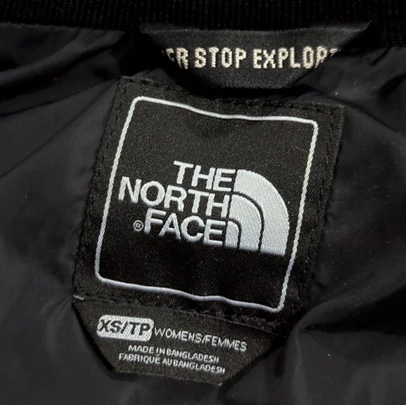 The north face women's xs black Broadway down puffer coat hourglass shape - Picture 7 of 11